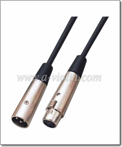 Cable Mirophone enchapado en níquel XLR de 3 pines