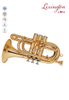 Corneta Intermedia lacada en oro-estilo español (CN8713G)