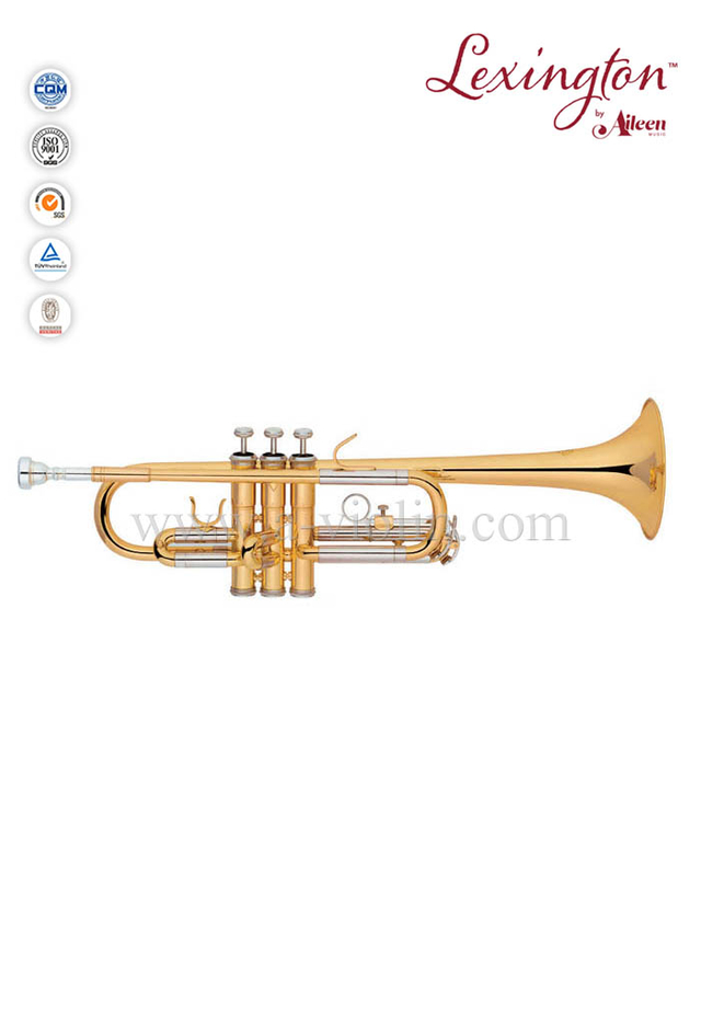 Trompeta intermedia clave C con estuche premium (TP8376G)