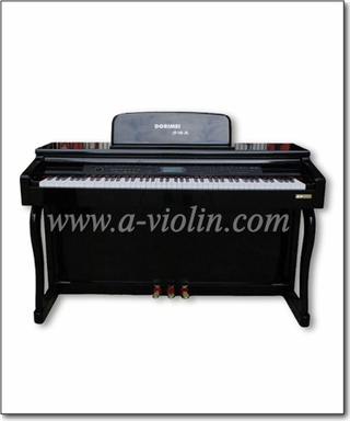 Piano digital 88 teclas Piano vertical negro polaco (DP606)