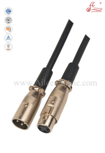 Cable de micrófono espiral macho-hembra de PVC de 6 mm (AL-M012)