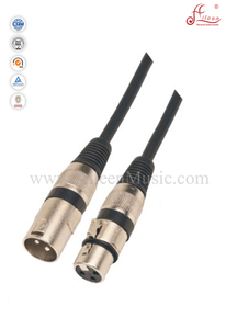 Cable de micrófono de cableado de micrófono Xlr en espiral de 6 mm (AL-M023)