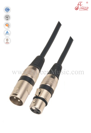 Cable de micrófono de cableado de micrófono Xlr en espiral de 6 mm (AL-M023)