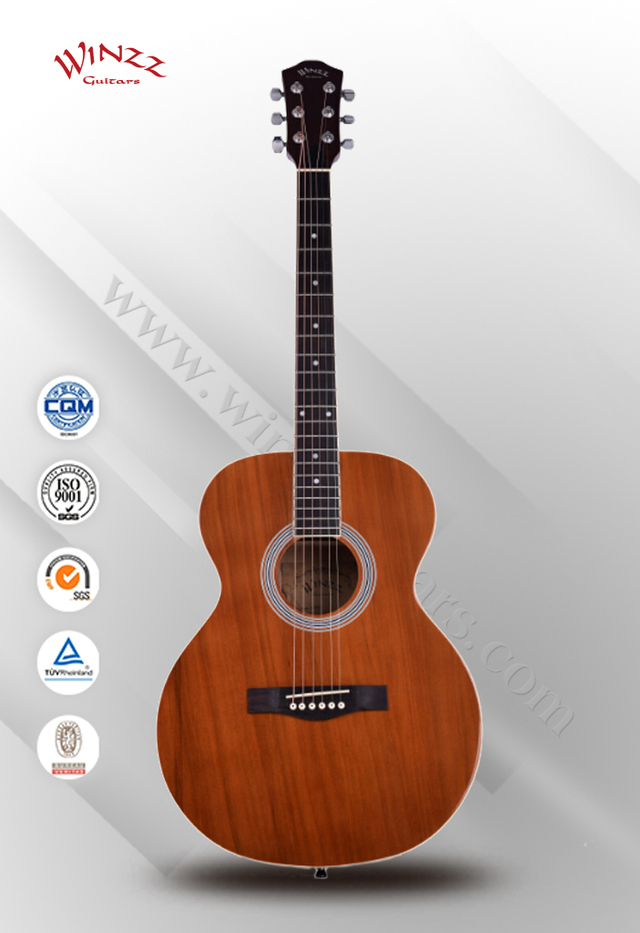40 'Guitarra acústica de tope de madera contrachapada Oem Linden (AF148)
