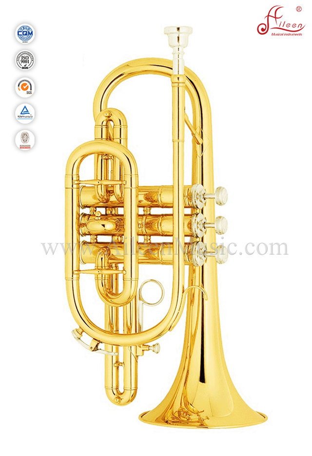 Laca de oro Bb Key China Cornet (CN8710)