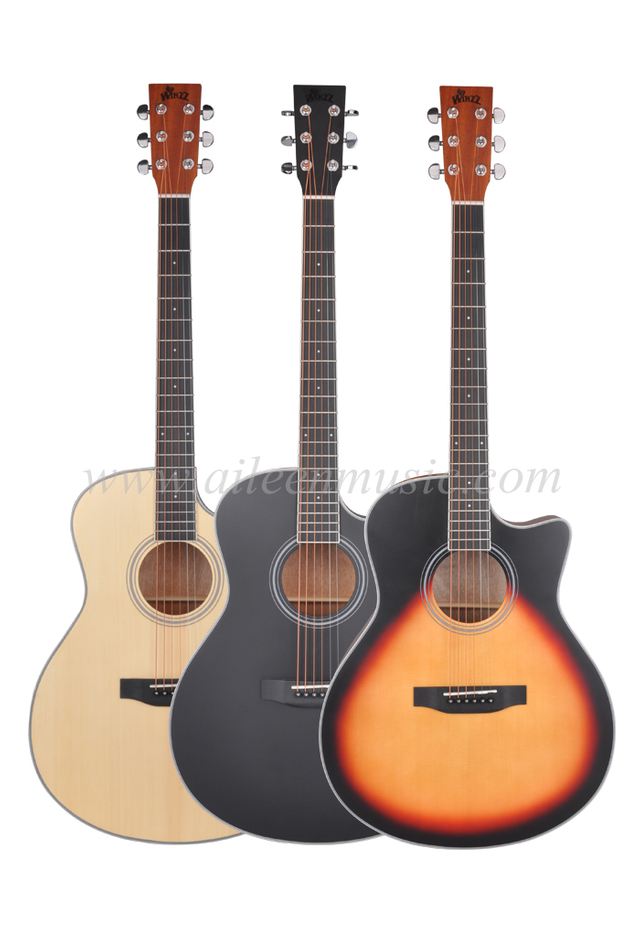 [Aileen] Guitarra acústica para estudiantes de alta calidad (AF17C-GA)