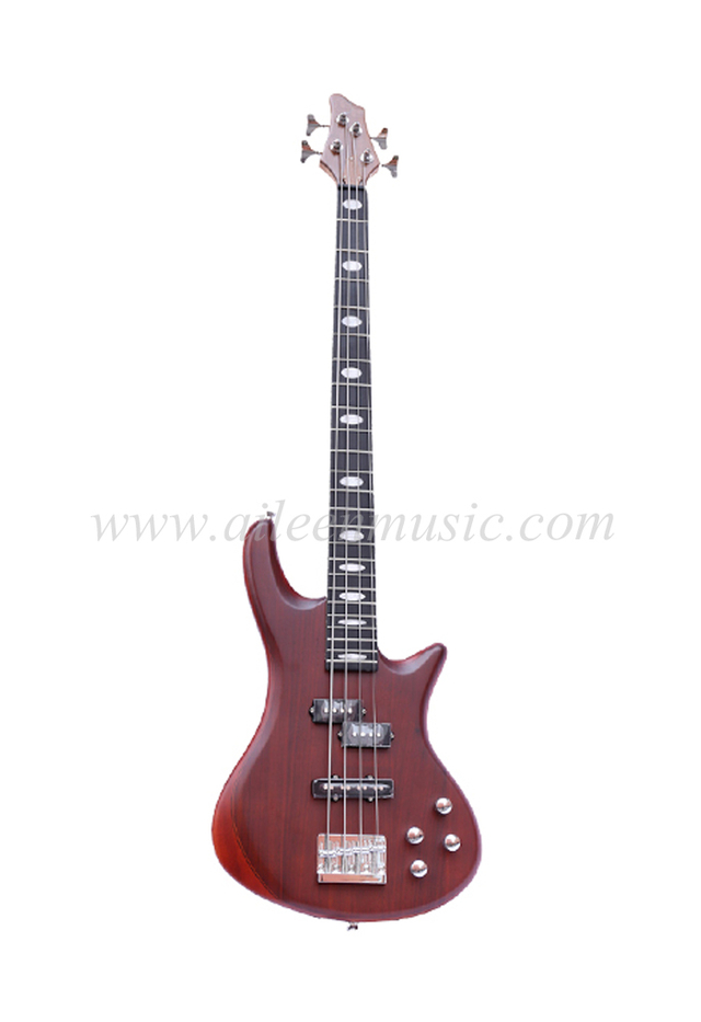 Walnut Body Canadian Maple & Okoume Neck 4 cuerdas bajo eléctrico (EBS724-1)