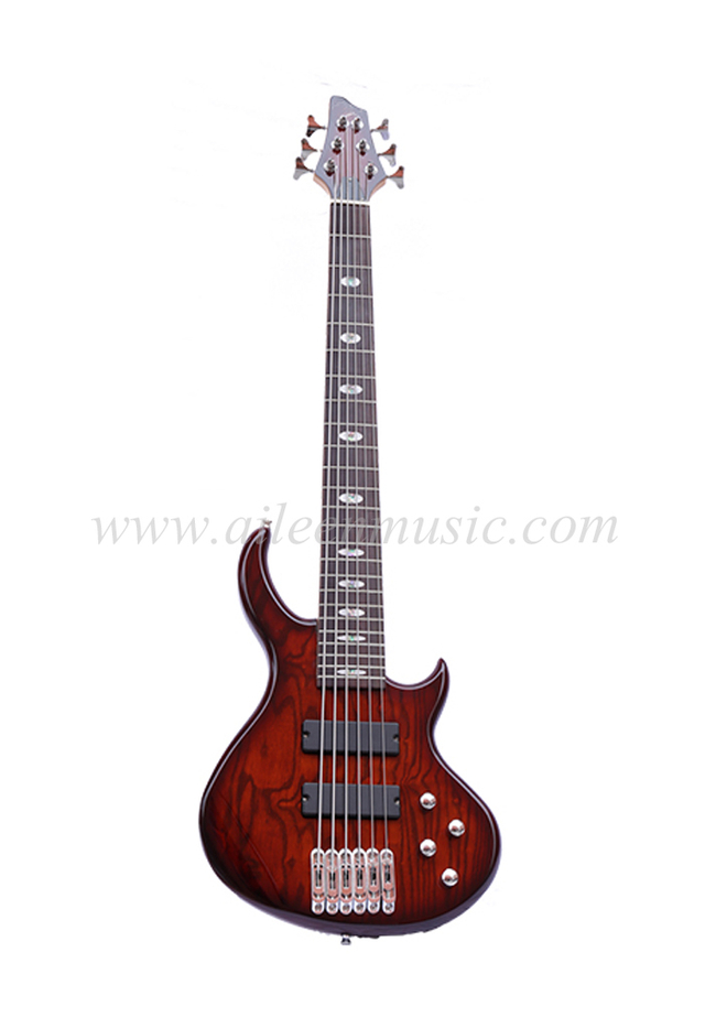 Okoume & Ash Body Bajo eléctrico de 6 cuerdas (EBS736-1)
