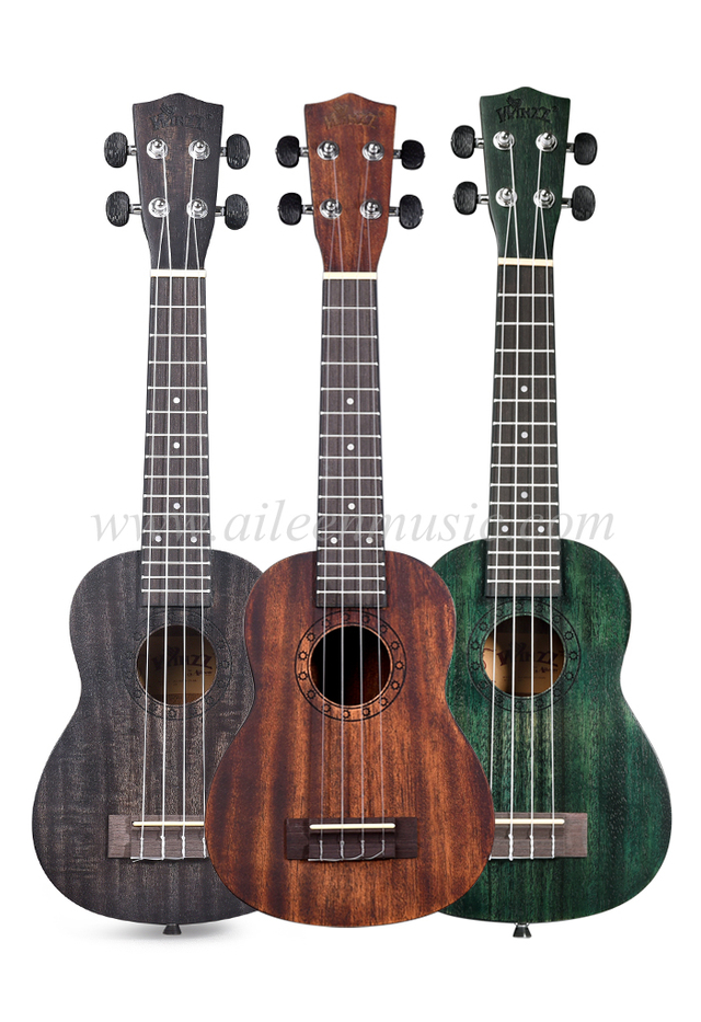 Fabricantes de ukelele de China Todo el ukelele de estudiante de madera contrachapada de caoba (AU-H07A)