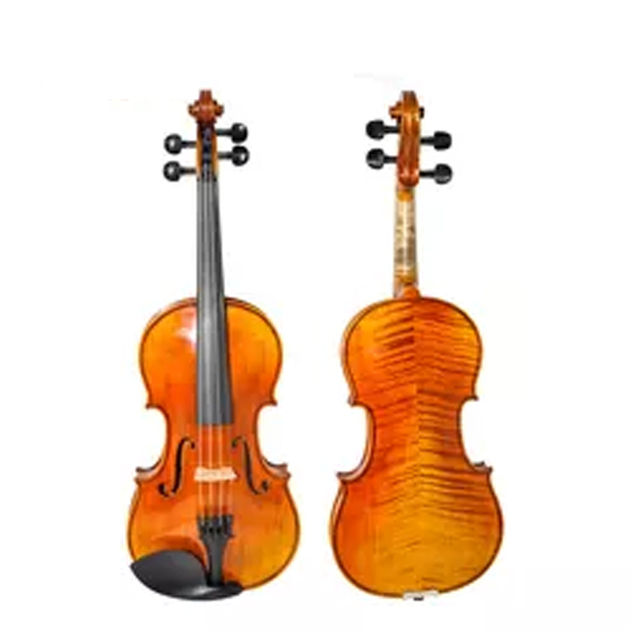 Violín avanzado de fábrica de China 4/4-1/8 violín de madera maciza (AVL320H)