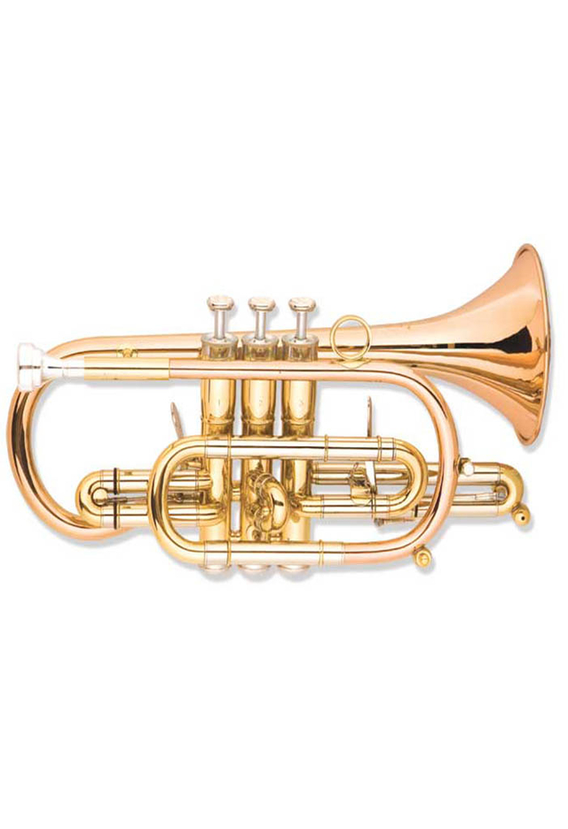 Tecla bB Corneta de grado medio lacada en oro (CN-M410G-SYY)