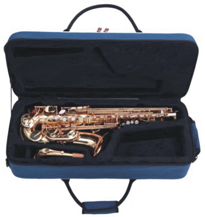 Estuche para saxofón alto de espuma azul de buena calidad (ASPC1612)