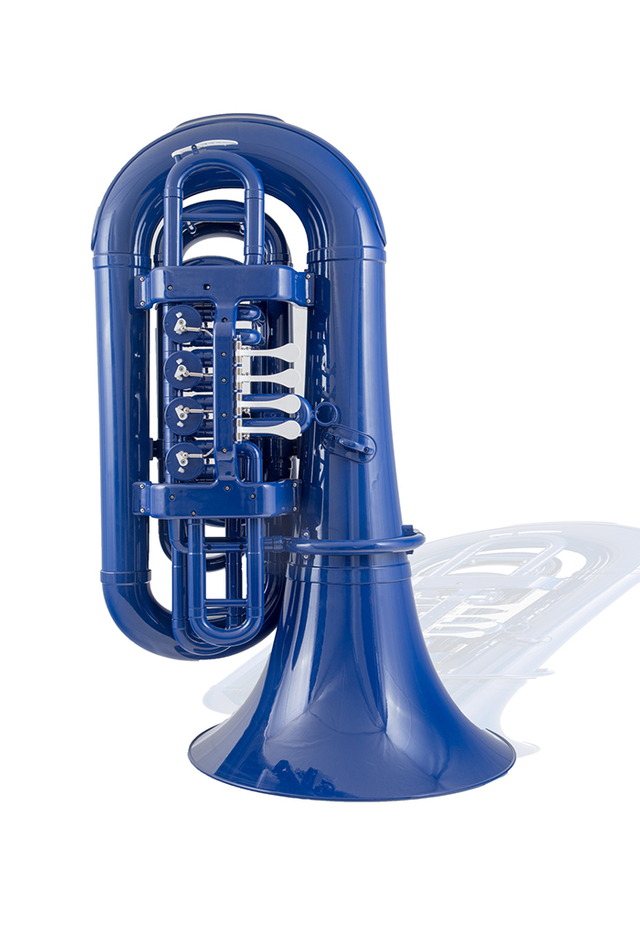 Tuba bB Key de 4 válvulas en varios colores (TU230P)