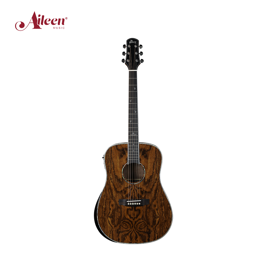 Winzz factory D forma guitarra acústica de 41 pulgadas de alto brillo (WAG904E-D)