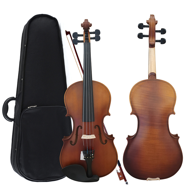 4/4-1/8 Estudiante Violín-madera contrachapada con estuche y arco (VG001HPM)
