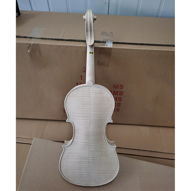 Violín blanco sin terminar 4/4 violín para fabricante de violines luthier (V150W)