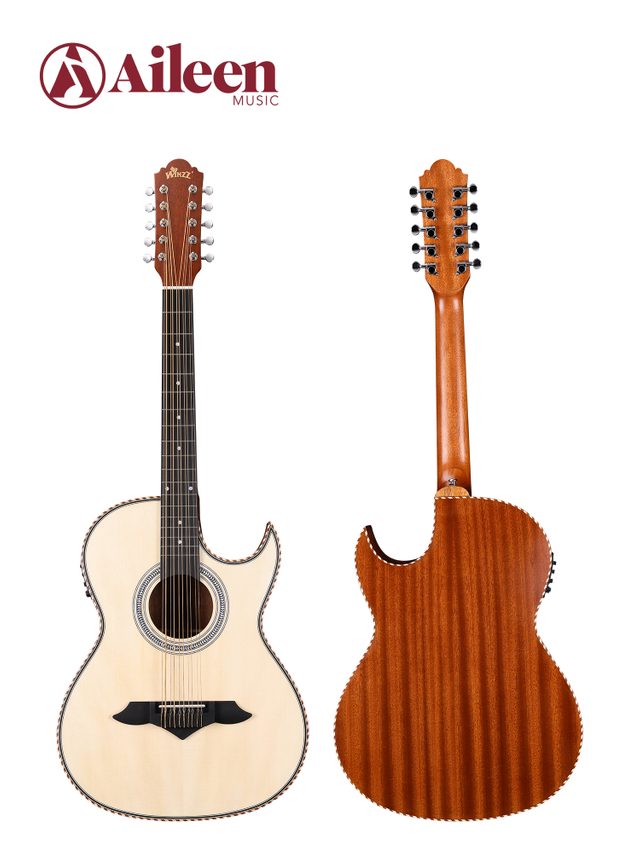AF17CE-10 Venta caliente Instrumentos musicales Estudiante 10 cuerdas 41 'Guitarra acústica 
