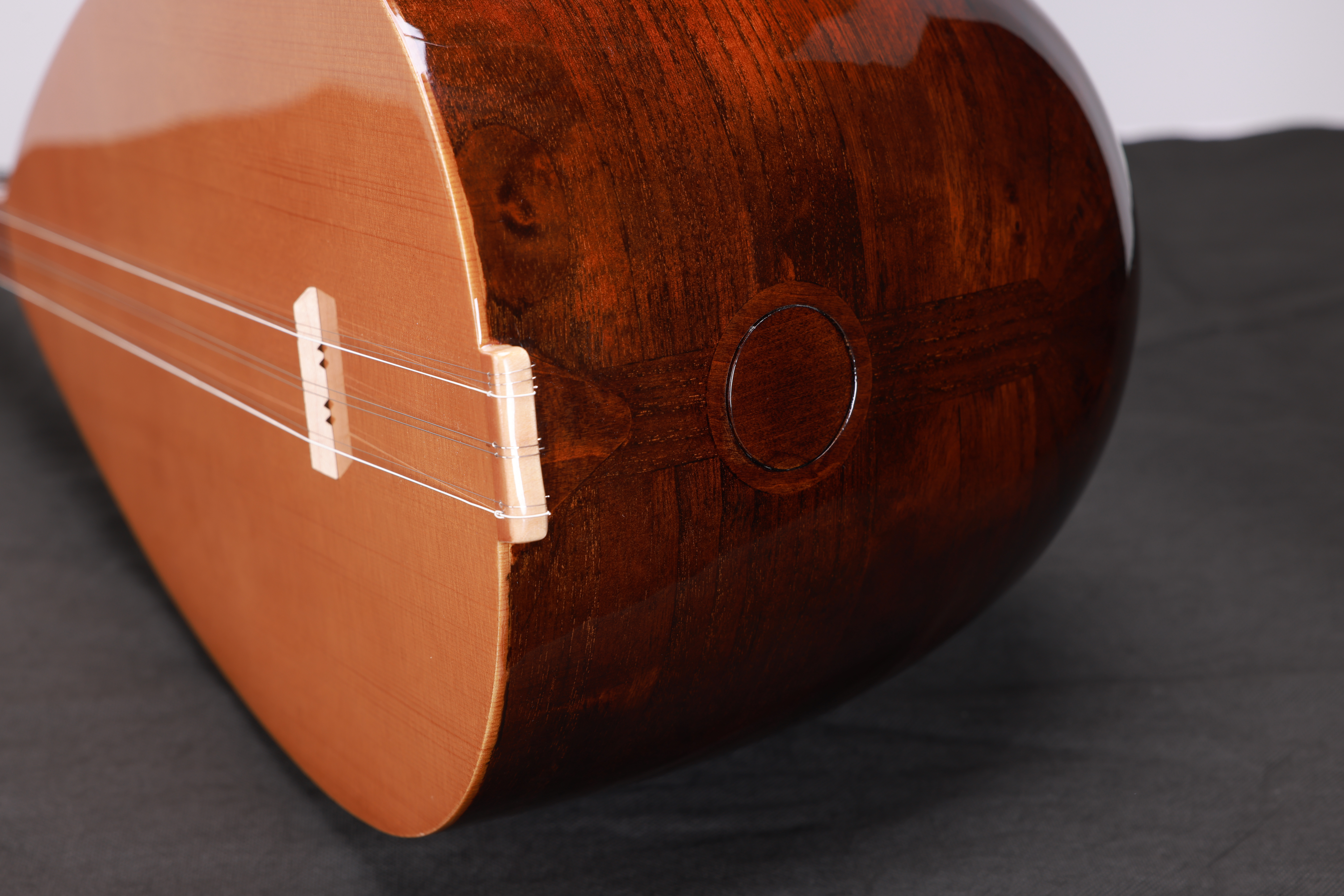 Instrumento tradicional turco Baglama cuello largo All Soild Saz