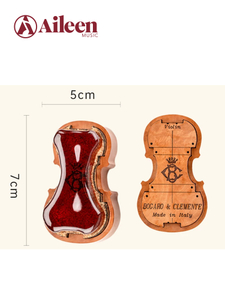 Bogaro&Clemente Caja Roja En Forma De Violín Colofonia Para Violín