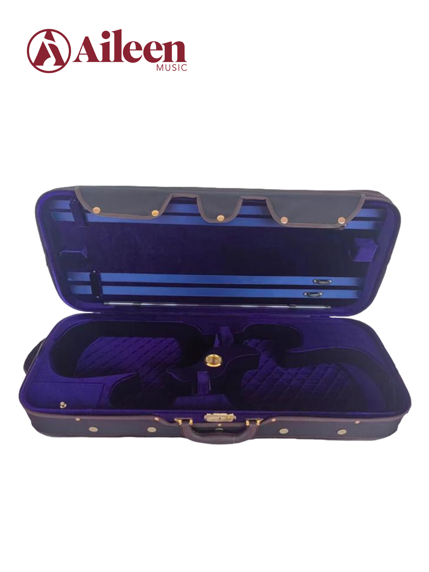 CSV2017L Venta al por mayor Estuche rígido para instrumentos 4/4 Serie Babylon Estuche rígido para violines dobles