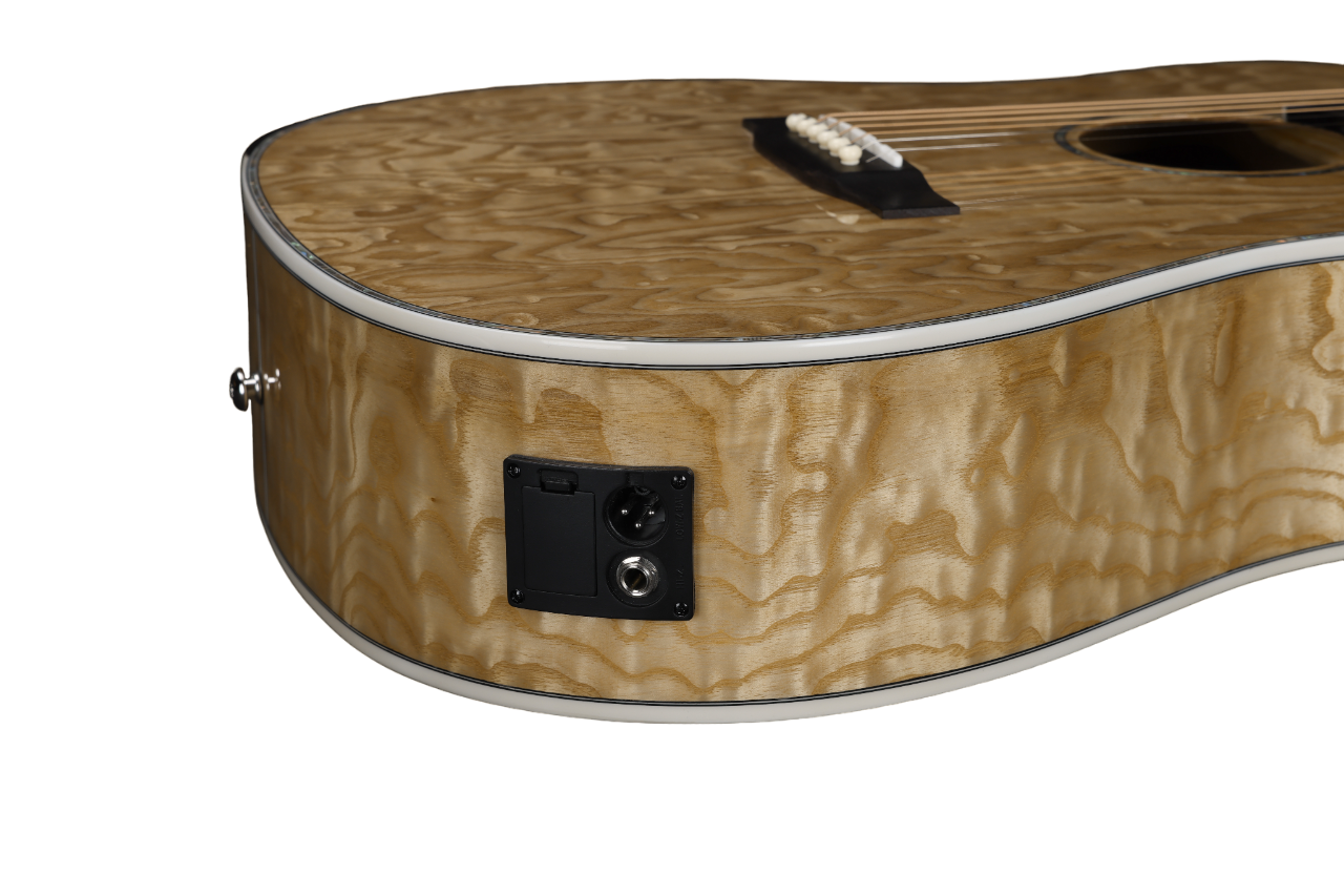 Winzz factory D forma guitarra acústica de 41 pulgadas de alto brillo (WAG904E-D)