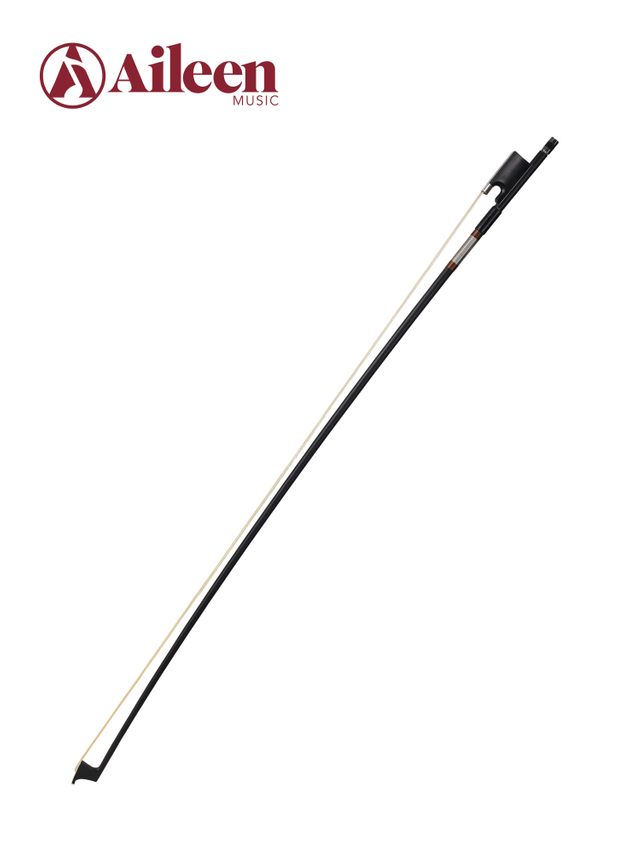 Arco de violín profesional de fibra de carbono para estudiantes: rana de ébano y crin genuina (WV805F)