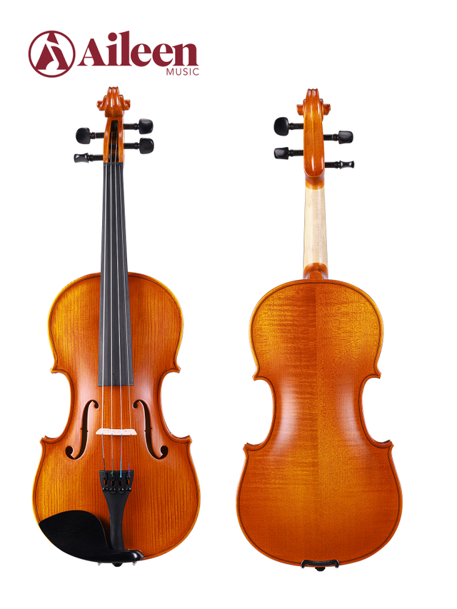 Tapa de abeto macizo seleccionado Fondo y aros de arce ligeramente figurado 4/4-1/16 Violín moderado AVL23