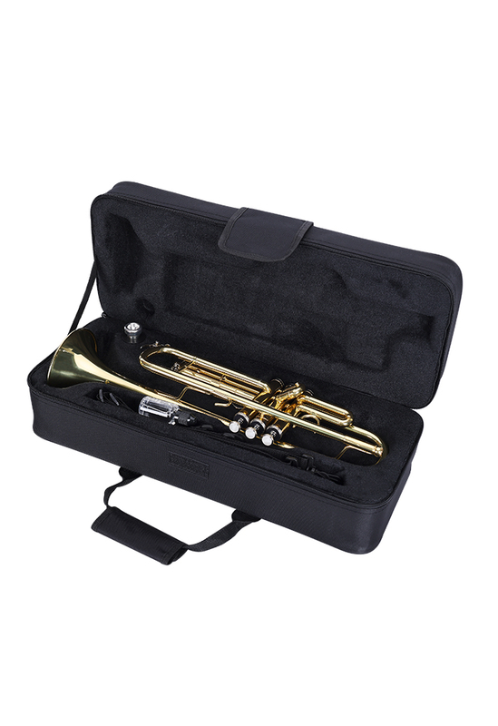 Tp-g300g instrumentos de viento de buen grado general de latón amarillo material trompeta