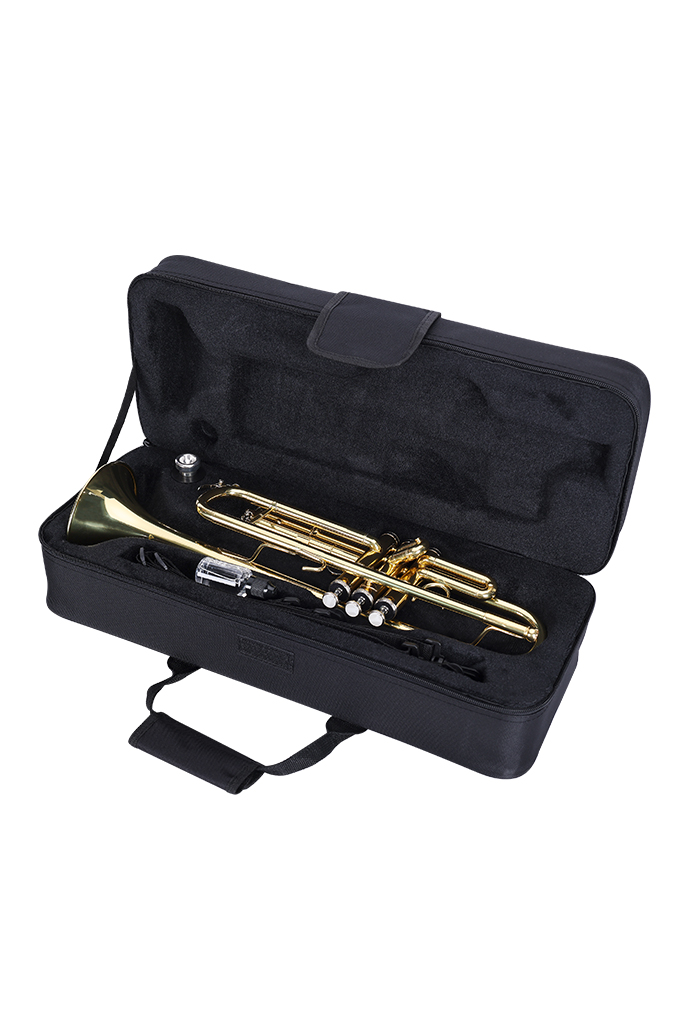 Tp-g300g instrumentos de viento de buen grado general de latón amarillo material trompeta