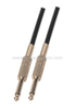 Cable de instrumento musical Cable de guitarra de PVC negro de 6 mm (AL-G023)