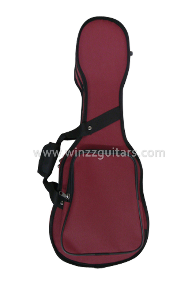 Estuche de espuma roja para ukelele soprano de 21' (CSU002)