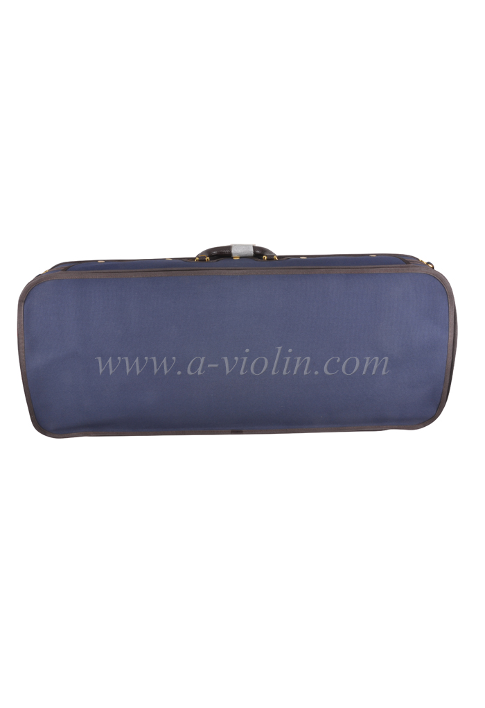 Estuche de violeta oblongo de madera de lujo, para 2 violines (CSV2017)