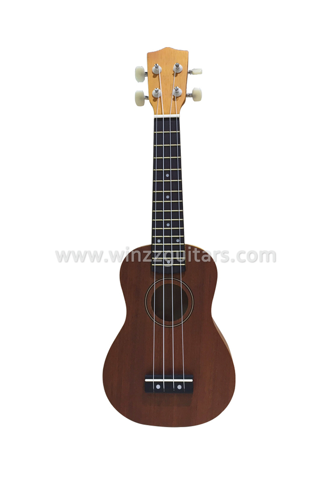 Nuevo ukelele de cuerdas normales superior de madera contrachapada de sapeli (AU006L)