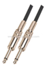 Cable de guitarra de instrumento en espiral negro de PVC de 1/4 'TS (AL-G020)