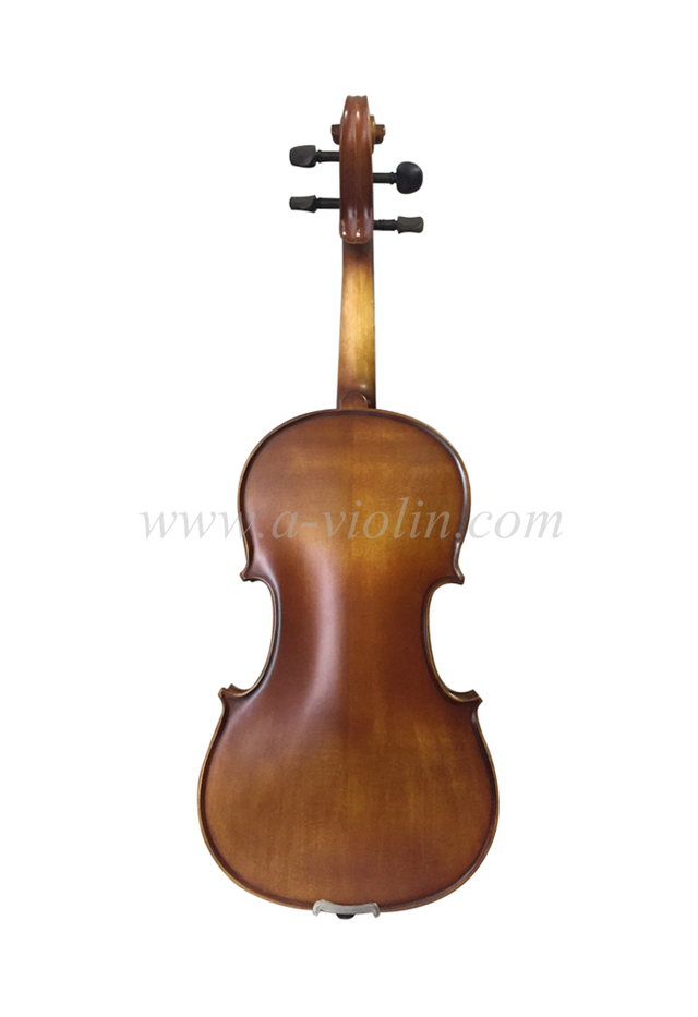 Violín de estudiante de grado general con tapa de abeto macizo y estuche con forma liviana (VG102E)