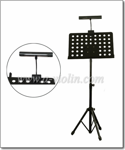 Soporte de música LED de color negro (STL-01)
