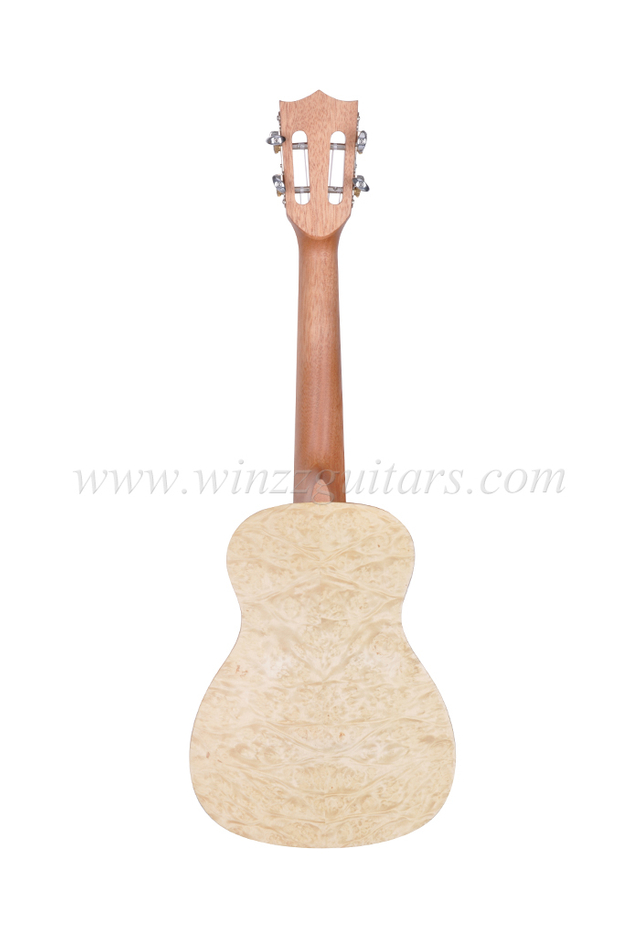Cuerpo de contrachapado de arce acolchado de 23 ", ukelele (AU68L)