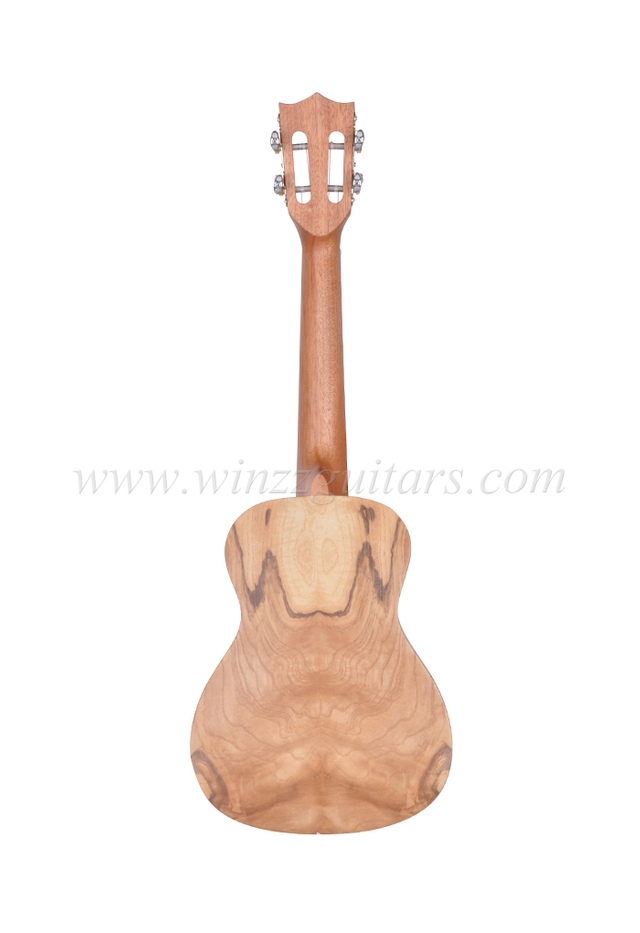 Ukelele de cuerpo de madera contrachapada de madera de sauce de 23 "(AU66L)
