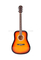 41 "Dreadnought de instrumentos musicales Linden Plywood arce guitarra acústica (AF229H)