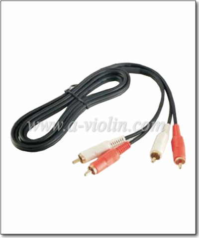 Cable A / V chapado en oro RCA