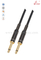 1/4 "TS 6mm PVC Instrumento negro en espiral Cable de guitarra (AL-G022)