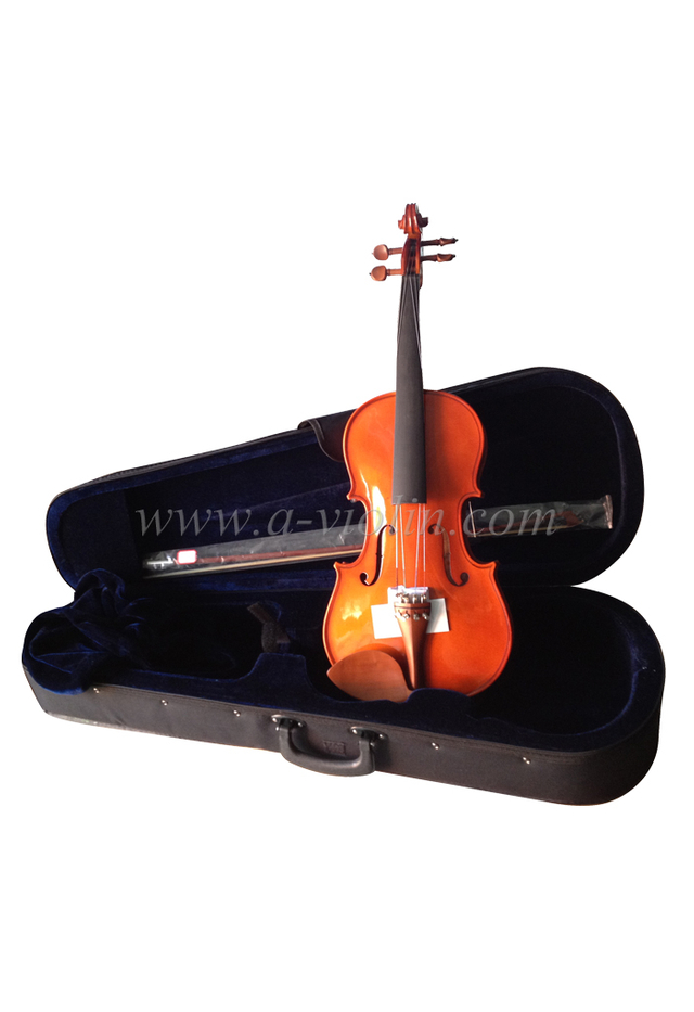 Tapa de abeto macizo o diapasón de ébano Student Viola (LG104)