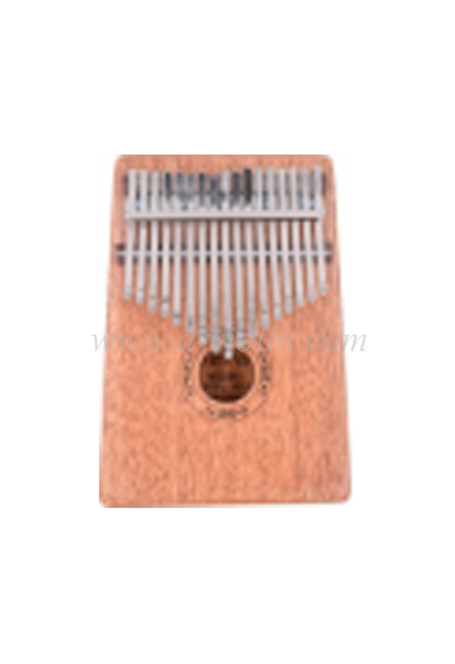 Kalimba con bolsa de caoba maciza de 17 llaves con bolsa (KLB07S-17)