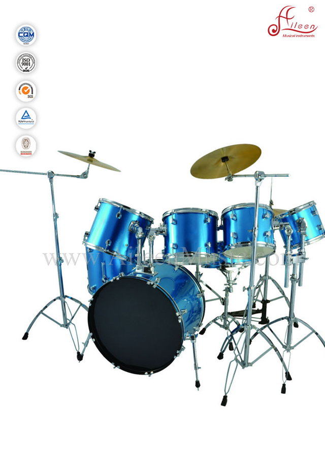 7pcs PVC Jazz Drum Set Popular Drum Kit (DSET-310)