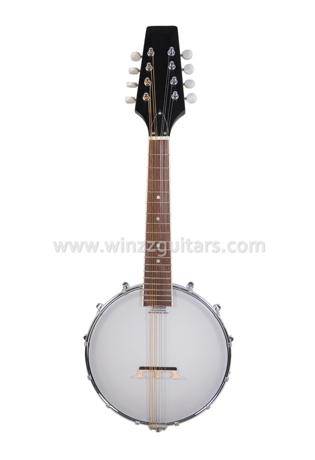 18 trastes Sapele cuerpo de madera contrachapada Remo cabeza Banjo mandolina (AB12-M)