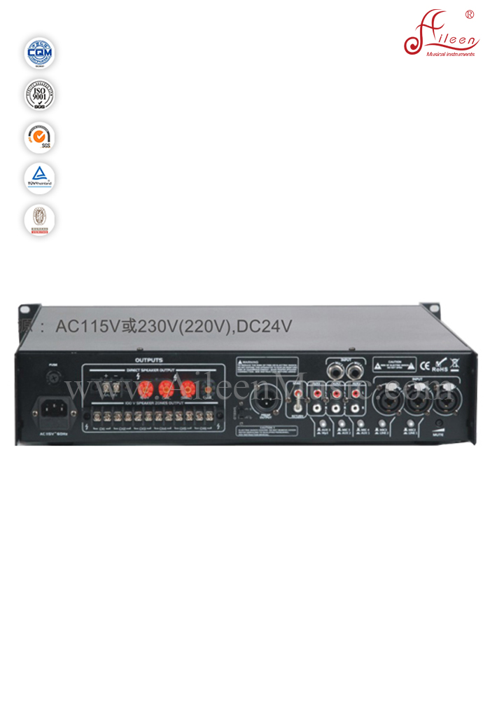 Profesional CMOS Priority Mircrophone con amplificador de potencia de direcciones públicas de función de silencio (APMP-0218BD)