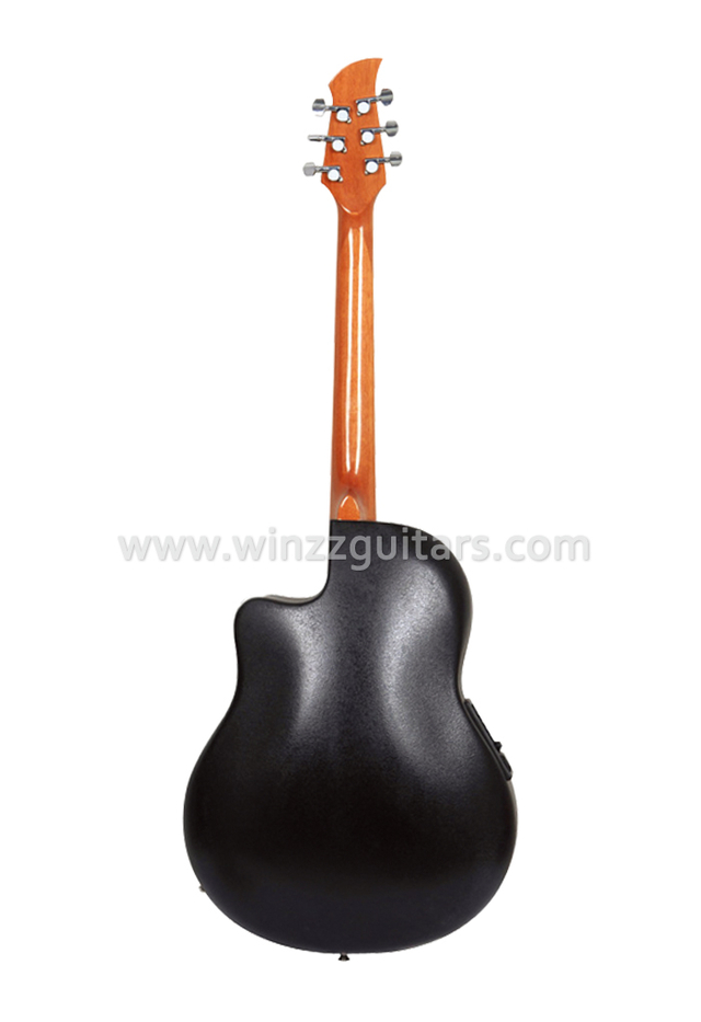 Guitarra eléctrica Ovation con respaldo redondo y ecualizador de 4 bandas de 41 ' (AFO129CE)