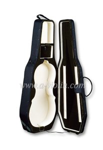 Estuche para violonchelo de luz negra con relleno de espuma resistente de 4/4 (CSC105A)