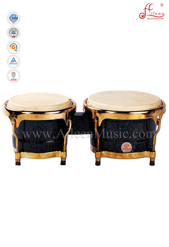 Bongo Tambor De Madera Negro （ABOLGS100