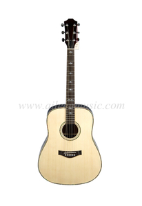 Guitarra acústica para principiantes de madera contrachapada de abeto en forma de X de 41 ' (AFG11)
